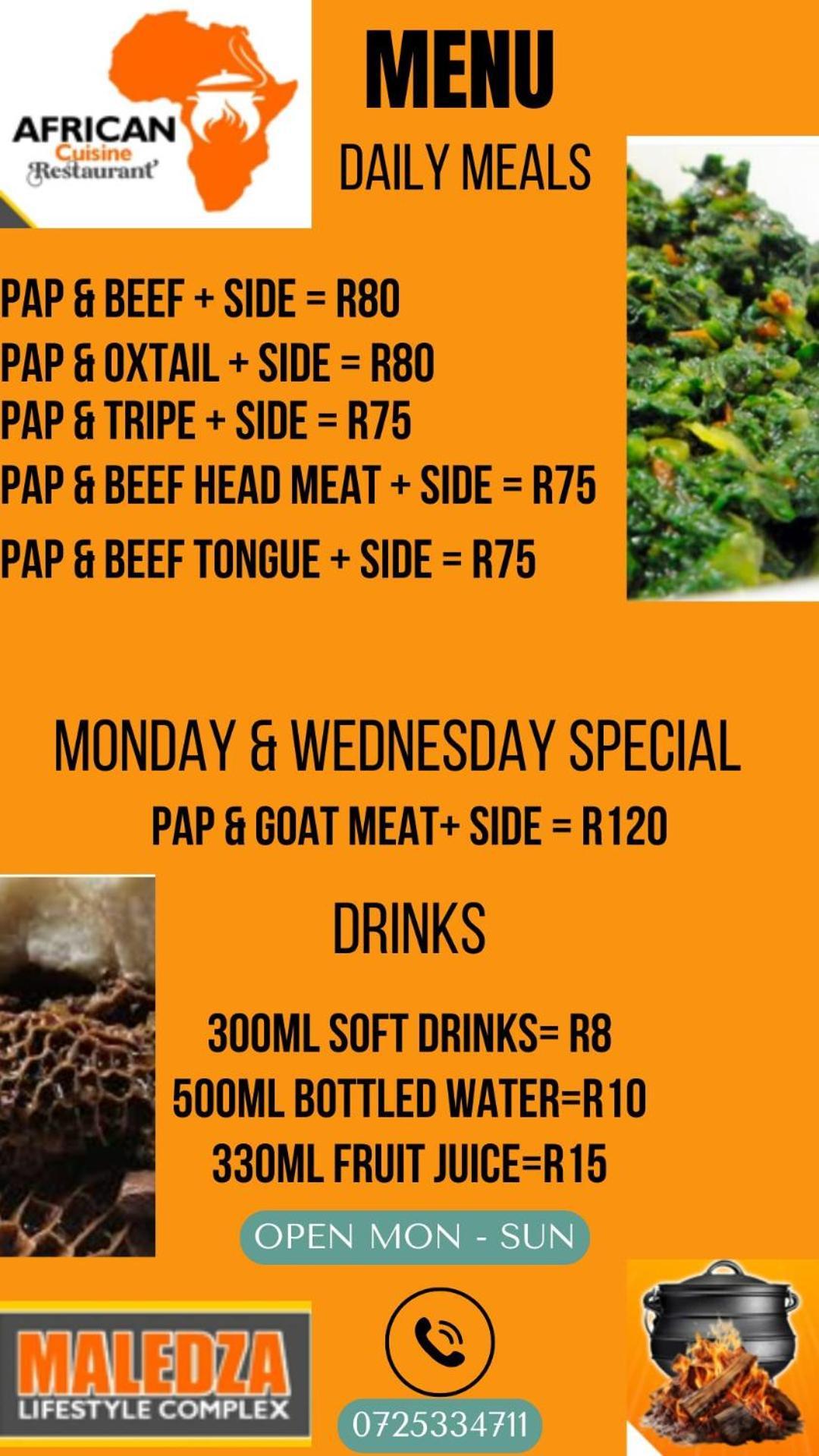Bed and Breakfast African Cuisine Restaurant Giyani Exterior foto